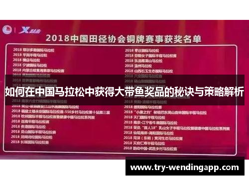如何在中国马拉松中获得大带鱼奖品的秘诀与策略解析 如何在中国马拉松中获得大带鱼奖品的秘诀与策略解析