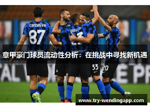 意甲豪门球员流动性分析:在挑战中寻找新机遇 意甲豪门球员流动性分析:在挑战中寻找新机遇