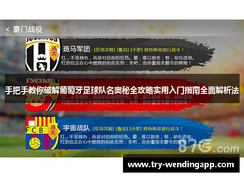 手把手教你破解葡萄牙足球队名奥秘全攻略实用入门指南全面解析法 手把手教你破解葡萄牙足球队名奥秘全攻略实用入门指南全面解析法
