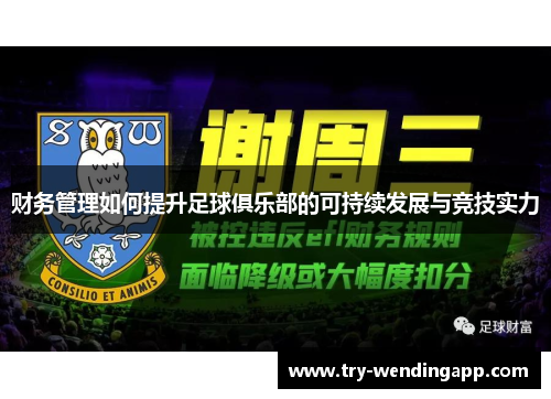 财务管理如何提升足球俱乐部的可持续发展与竞技实力